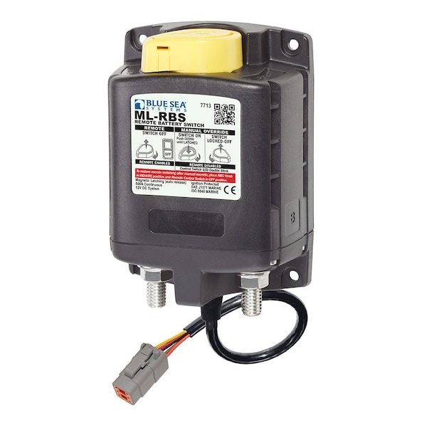 Blue Sea 7713100 ML-RBS Remote Battery Switch w/Manual Control Auto Re